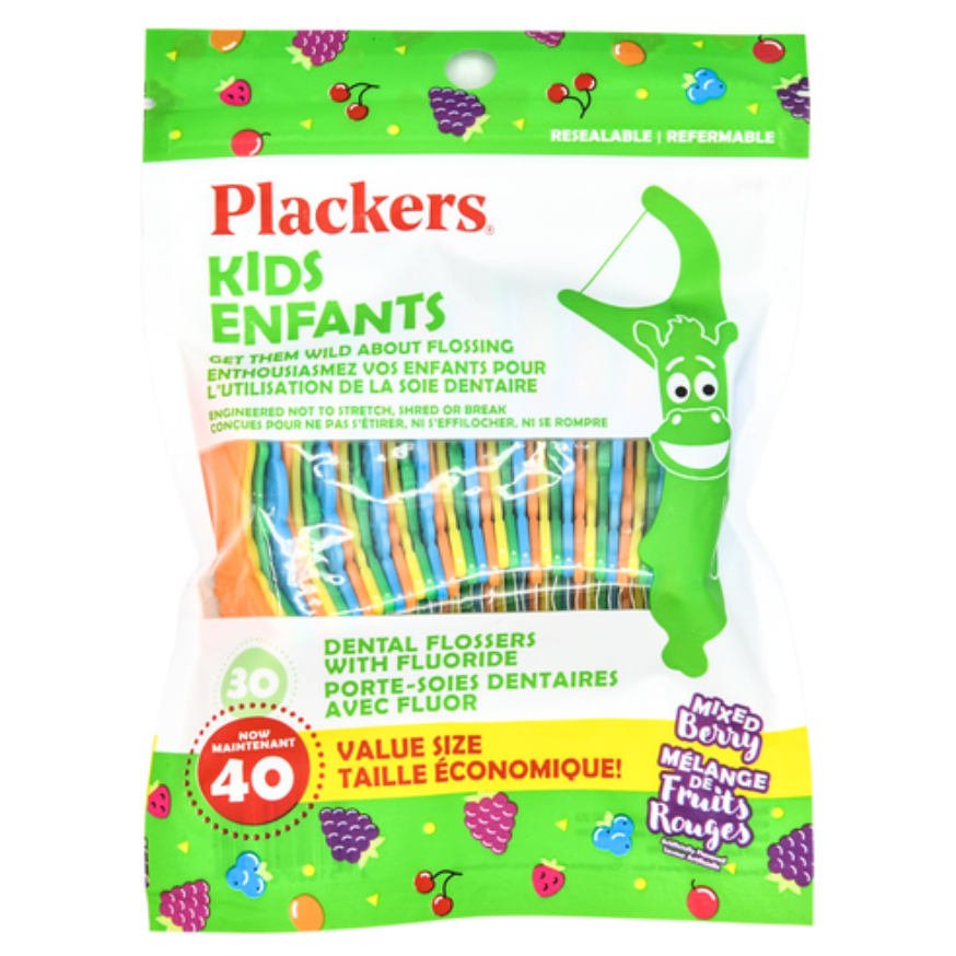 [🇺🇸美國購入] Plackers 嬰幼兒牙線 綜合莓果口味 兒童牙線棒 口腔清潔