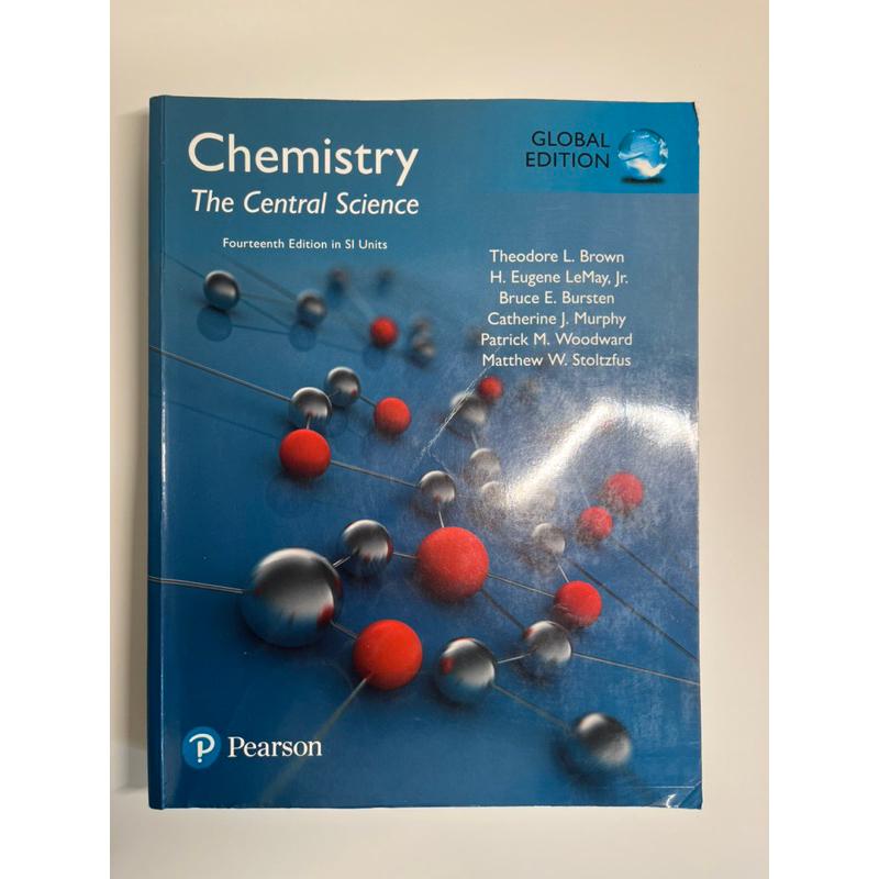 Chemistry: The Central Science 14版《普通化學教科書》Pearson 八成新