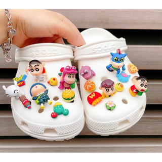 ♡ 臺灣現貨♡ Crocs鞋釦/洞洞鞋釦/鞋釦diy/蠟筆小新🖍️