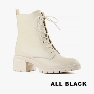 【ALL BLACK】Gene 真皮率性軍靴(2色)23-7905