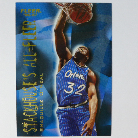 ~Shaquille O'Neal/俠客.歐尼爾~名人堂/大白鯊/超人 1996年Fleer.NBA特殊卡