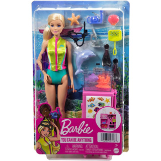 芭比海洋生物學家玩具套裝 芭比 海洋生物學家 玩具套裝 Barbie 芭比娃娃 芭比洋娃娃 MATTEL 美泰兒 正版