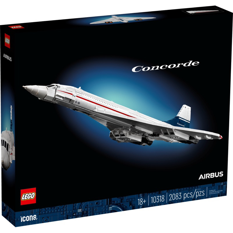 店$4480【台中翔智積木】LEGO 樂高  ICONS™系列 10318 協和號客機 Concorde AirBus