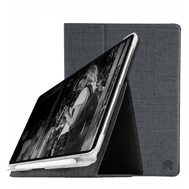 澳洲【STM】Atlas 系列 iPad Pro 11吋 (第一代) 高質感翻蓋平板保護殼 (碳灰)
