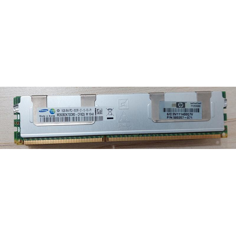 SAMSUNG 記憶體 16GB 4Rx4 DDR3 RDIMM 1066Mbps
