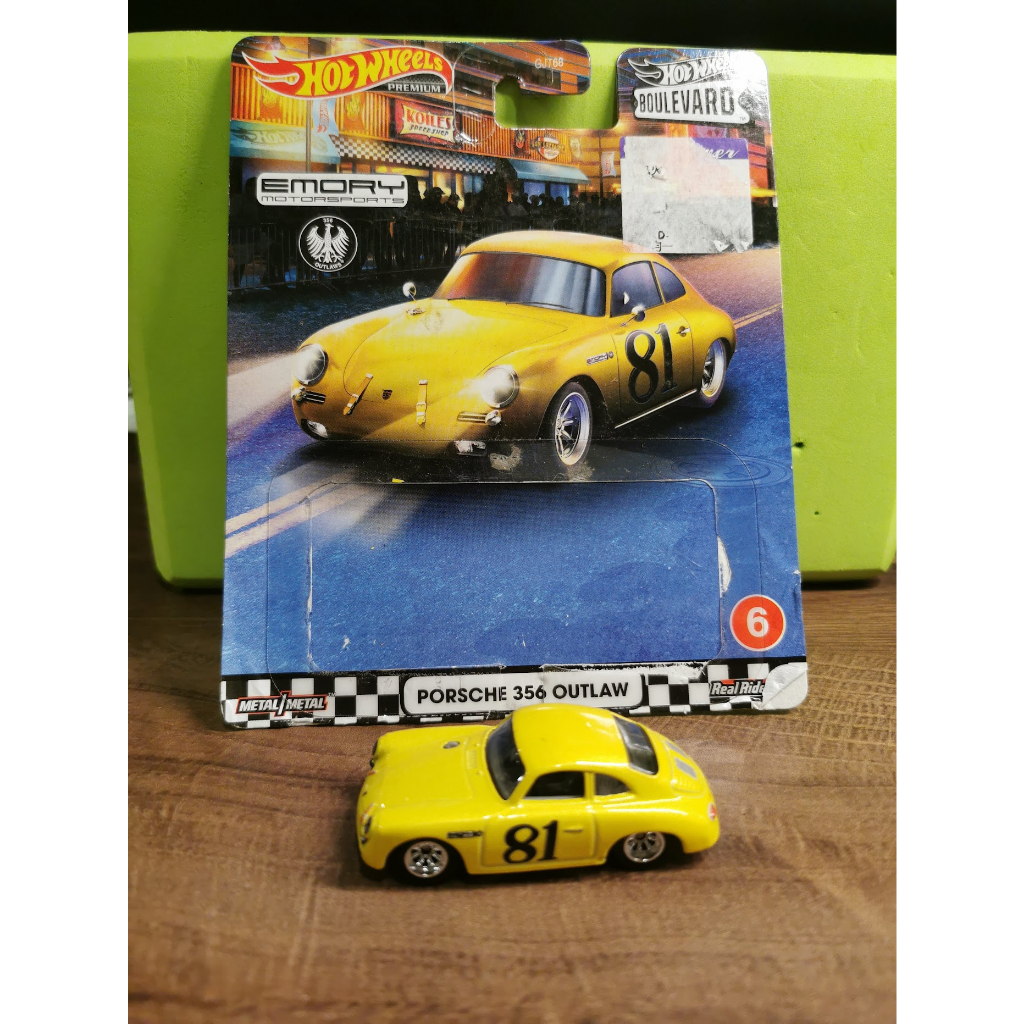 風火輪 hot wheels 林蔭大道 boulevard 保時捷 Porsche 356 outlaw 精裝 無盒