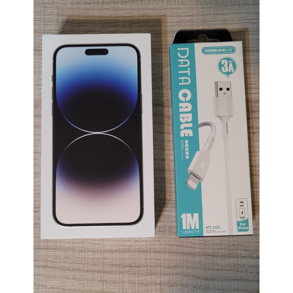 全新未拆封-贈Lightning TO USB 充電線-IPHONE 14 PRO MAX 256 GB 銀-面交價-