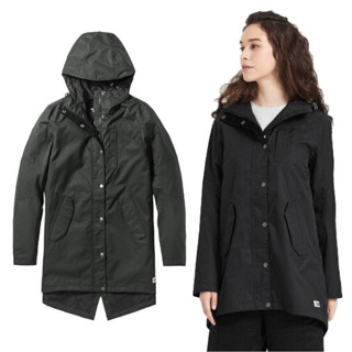 【美國 The North Face】送》女 款保暖中長版連帽防水外套 登山風雨衣 衝鋒衣 工裝外套 防風雪衣_3VU4