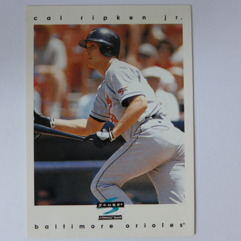 ~Cal Ripken Jr./小卡爾·瑞普肯~名人堂.鐵人 1996年SCORE.MLB棒球卡