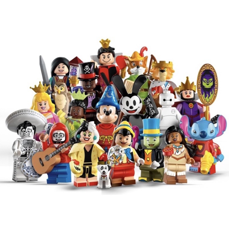 LEGO 71038 迪士尼 人偶 Disney幸運兔 邪惡皇后 杯麵 庫伊拉 陰影人 蒂安娜 羅賓漢 花木蘭 奧羅拉