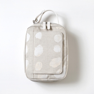 日本製 NAOMI ITO 垂直的尿布收納袋 尿布袋 嬰兒濕巾袋 方便取出 珍珠色石材圖案