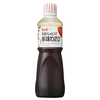 日本KEWPIE [和風芥末]沙拉醬 1000ML/瓶 [超商限取4罐]