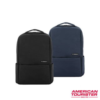 AT美國旅行者 AMERICAN TOURISTER 筆電後背包/電腦包14吋 Rubio 極輕量防潑水抗菌休閒_灰/藍