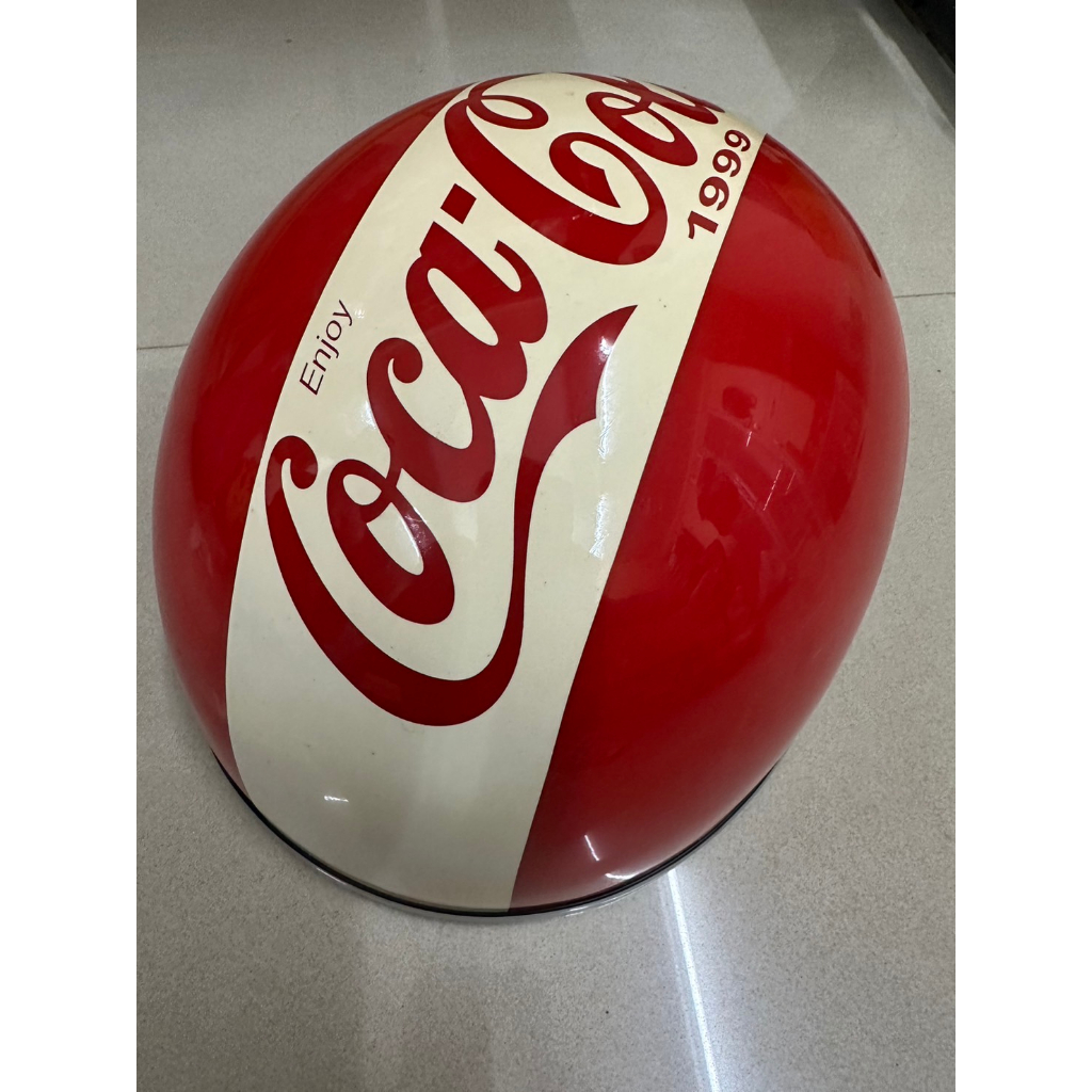 【COCA COLA】可議理想價！絕版逸品 可口可樂飛行安全帽1999年收藏品