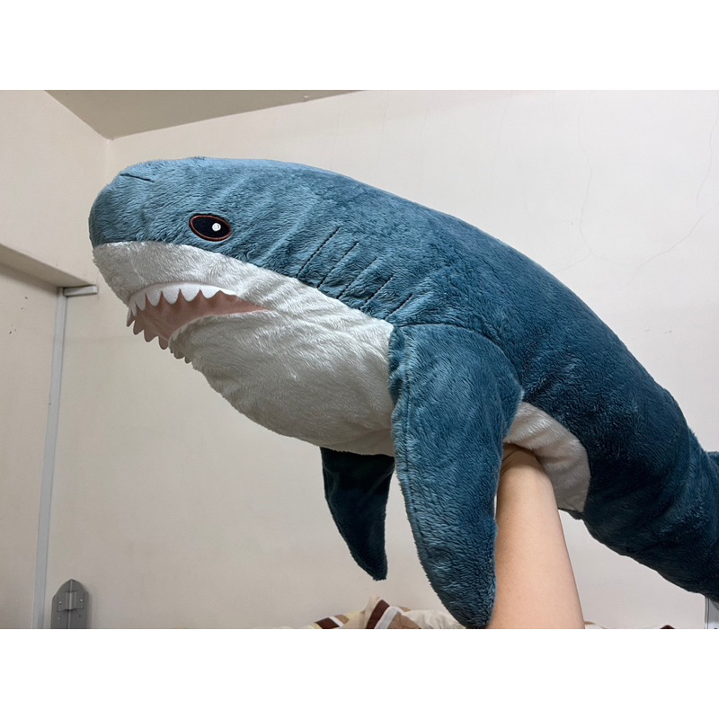 ［現貨出清］IKEA鯊魚抱枕 鯊魚娃娃 大鯊魚抱枕 可愛娃娃 絨毛玩具 玩偶 宜家抱枕