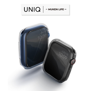 UNIQ | Glase 透明錶框(透+黑)2入 | 41mm&45mm