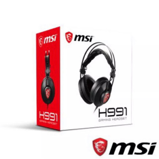 微星MSI H991 GAMING Headset 電競耳機耳麥