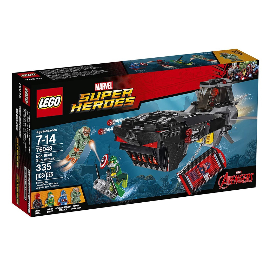 [快樂高手附發票] 公司貨 樂高 LEGO 76048 Iron Skull Sub Attack