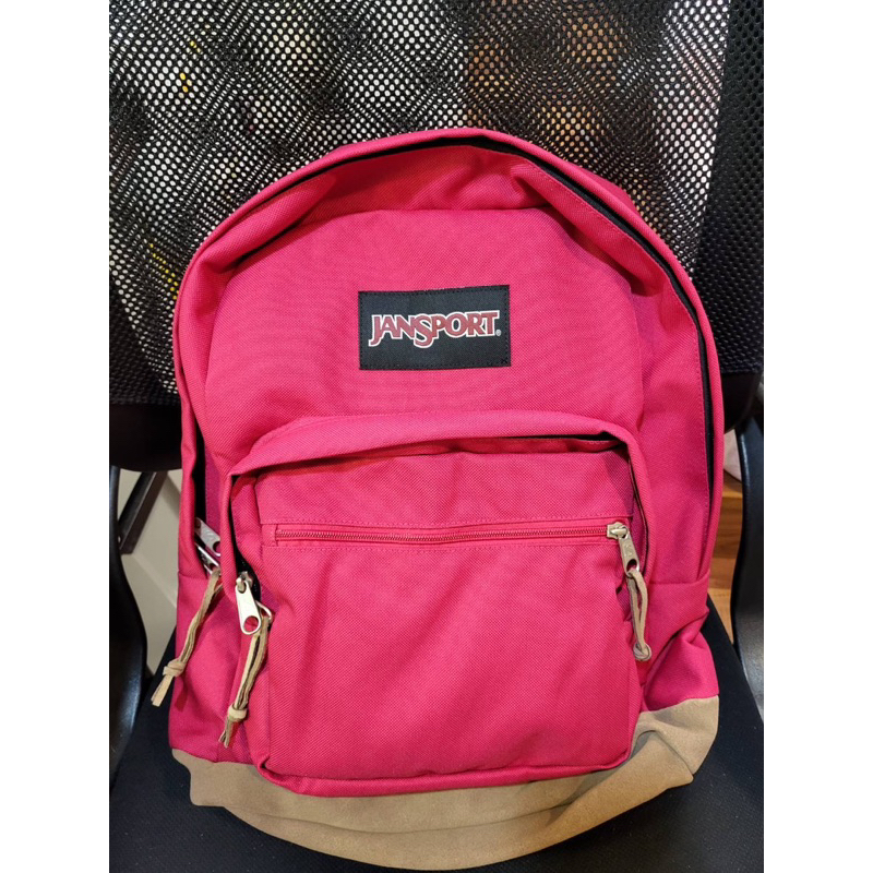 【Jansport 後背包】【桃紅色】【僅背過1次】