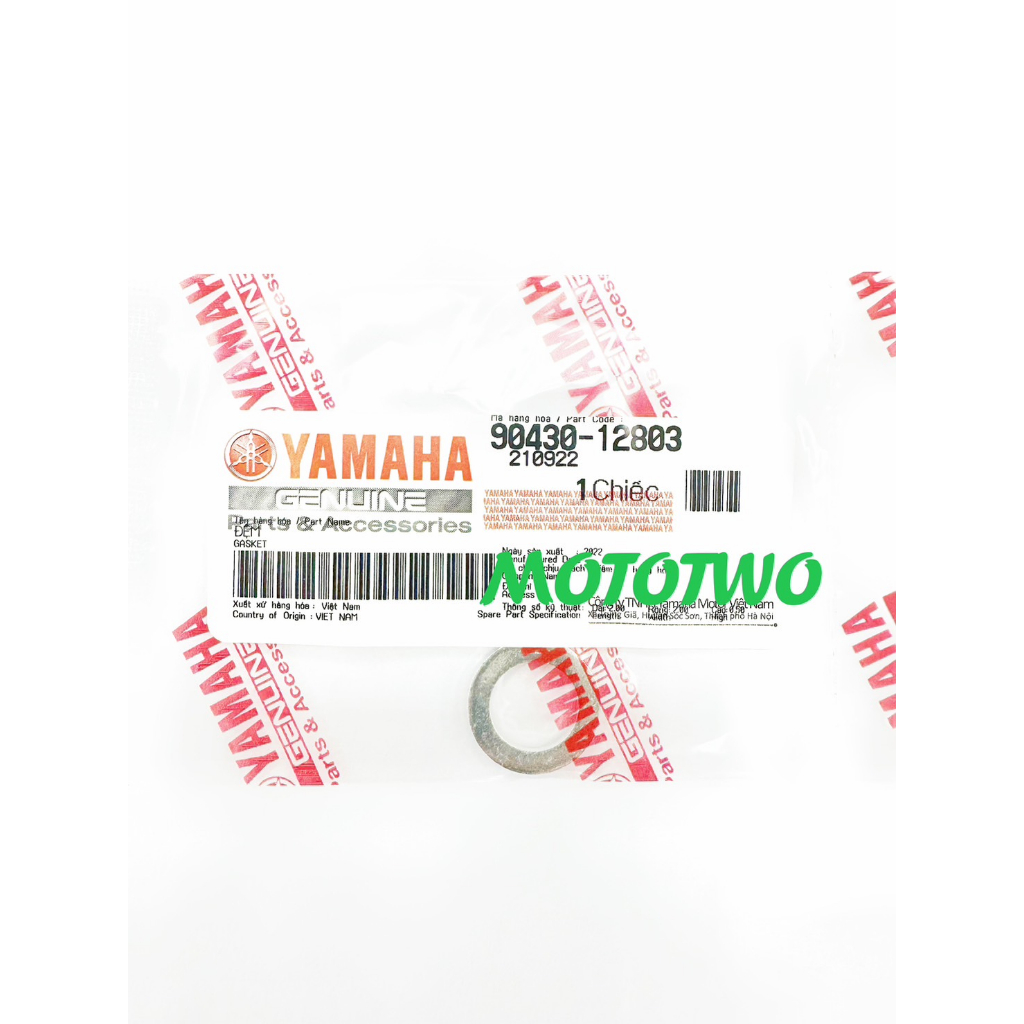《MOTOTWO》YAMAHA山葉原廠 墊片 7期 勁豪 六代 新勁戰 洩機油螺絲墊片 90430-12803
