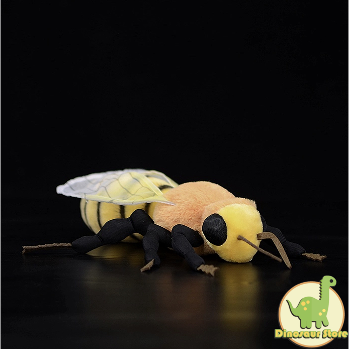 ▶蜜蜂◀稀有！仿真 蜜蜂  絨毛玩偶 娃娃公仔 布偶玩具 抱枕 擺飾