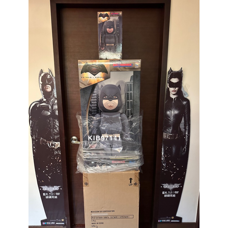 Be@rbrick 庫柏力克熊 Batman蝙蝠俠Ben Affleck 班·艾佛列克  鬍鬚1000+400%