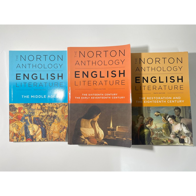 英文系用書 THE NORTON ANTHOLOGY OF ENGLISH LITERATURE