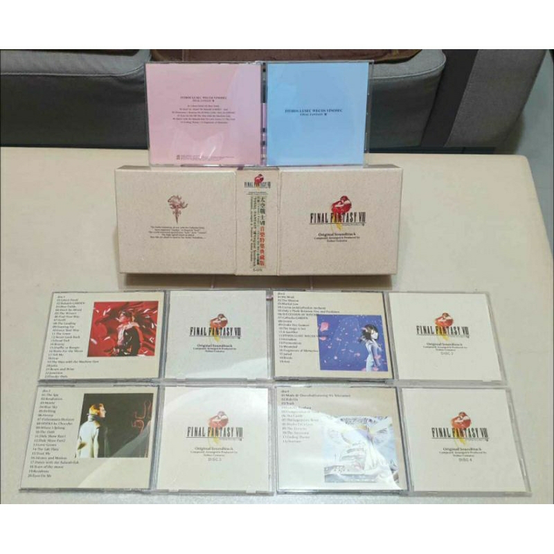 太空戰士8音樂特集典藏版動畫原聲碟精裝4CD Final Fantasy VIII
