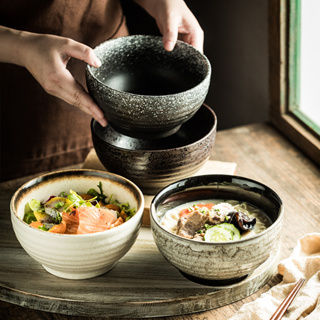 ❤川島❤碗 陶瓷碗 泡麵碗 7寸碗 日式碗 飯碗 湯碗 面碗 斗笠碗 大號碗 餐具 直口碗 拉麵碗