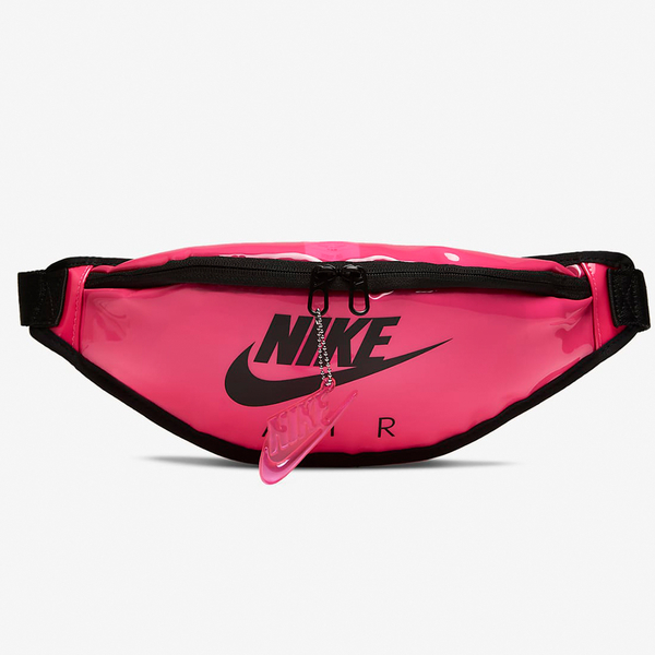 NIKE NK HERITAGE HIP PACK 腰包 側背包 亮面 螢光粉 CW9259-607【S.E運動】