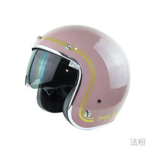 King2｜華泰 K806S/K806 J5 雙線墨鏡騎士帽 送防水長鏡片 3/4罩 半罩 安全帽 復古帽