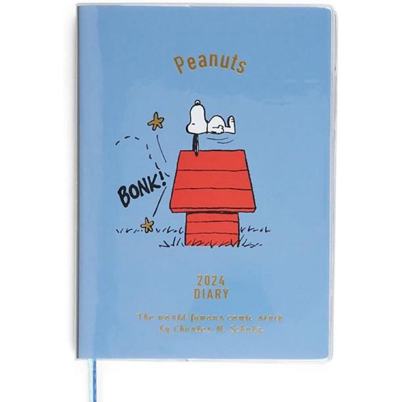 日本製 Snoopy 史努比 2024 行事曆 B6厚本 手帳本 手冊 年曆本 日誌 日誌本 史奴比 年曆