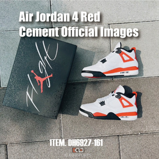 Air Jordan 4 Red Cement DH6927-161 408452-161 AJ4 男女鞋 籃球鞋