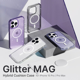 JTLEGEND iPhone 15 Pro / Pro Max Glitter Mag 雙料防摔殼手機套手機殼