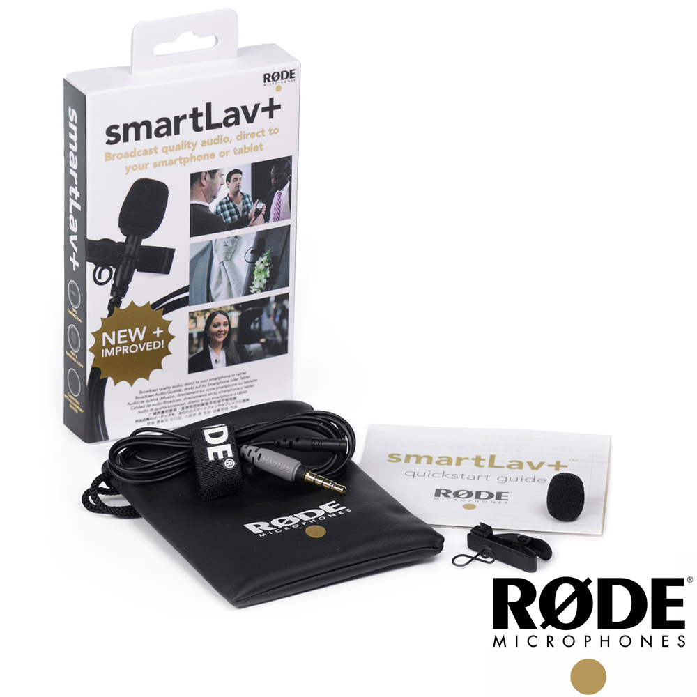 RODE｜SmartLav+ 廣播專業級領夾式 電容麥克風 公司貨