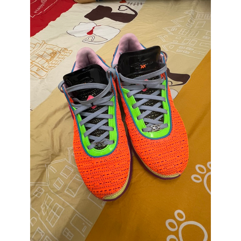 (二手近全新) Nike Lebron20 籃球鞋 橘色 Us10 有原盒