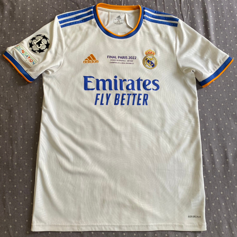 Adidas 2021-22 西甲皇家馬德里 Real Madrid 阿扎爾 Hazard 歐冠主場足球衣