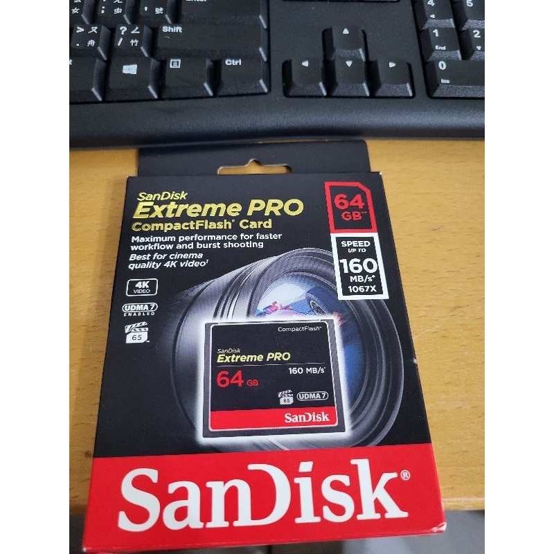 板橋區自取$1700 公司貨 有貼紙 SanDisk Extreme Pro 64GB 64G CF 記憶卡