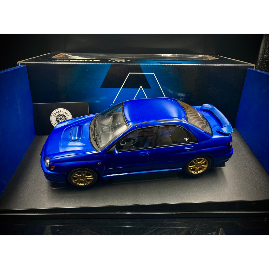 【收藏模人】Autoart Subaru Impreza WRX STI 圓燈鯊 1:18 1/18