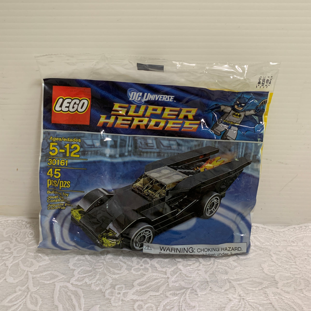 全新未拆現貨 LEGO Polybag 30161 Batmobile DC 超級英雄 蝙蝠車 (絕版)