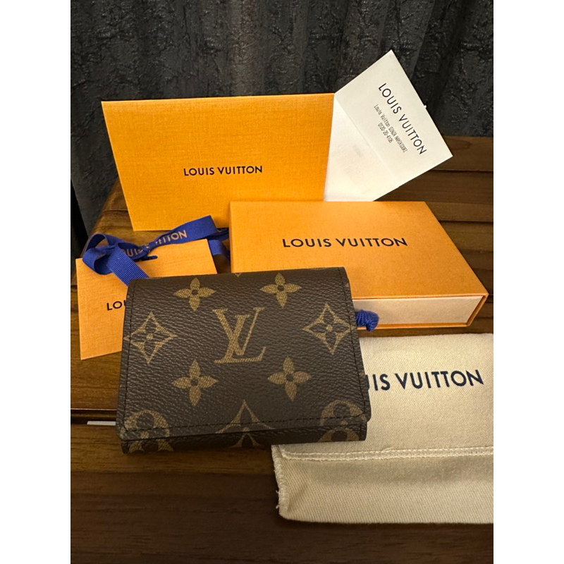 LOUIS VUITTON Multicolor Enveloppe Carte de Visite Card Case M66561 Auth  yk2308 Black Cloth ref.379263 - Joli Closet