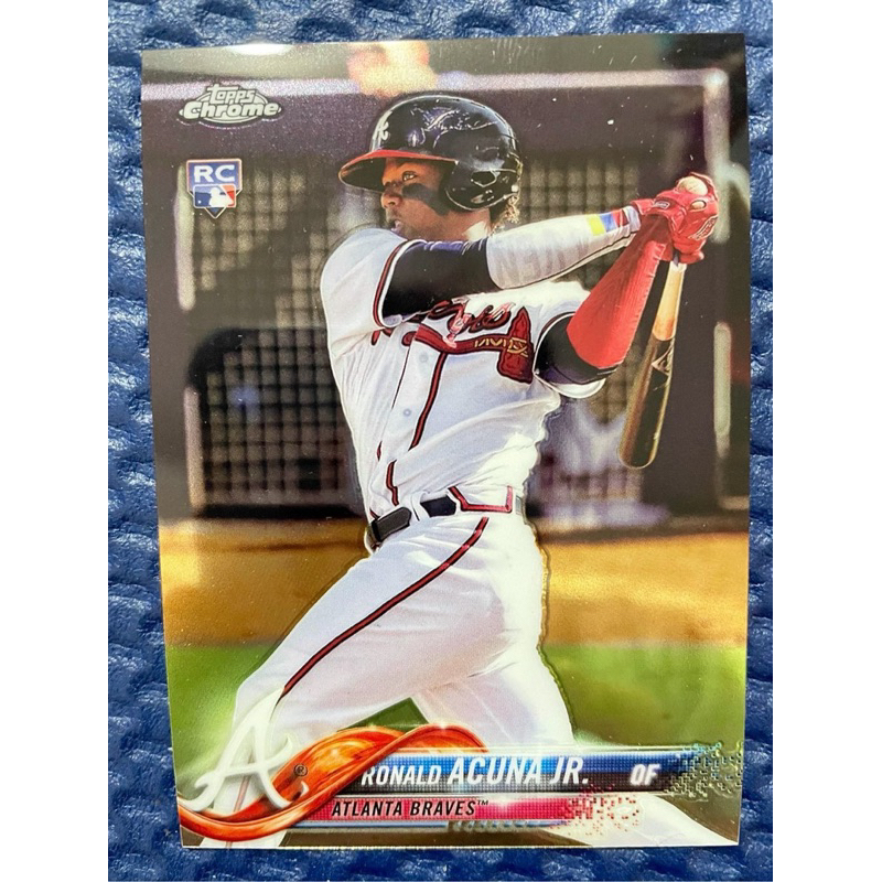 2018 TOPPS CHROME RONALD ACUNA JR RC