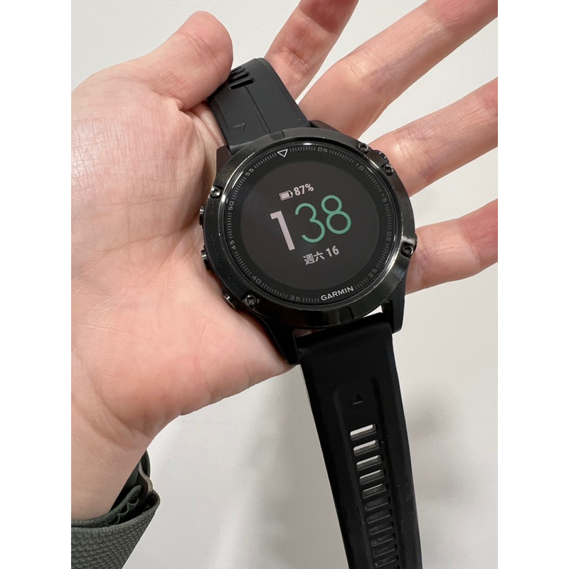 ［Garmin Fenix 5 多功能戶外錶] 二手 功能正常 附錶帶 無盒