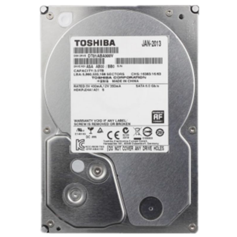 Toshiba 3.5吋 3TB DT01ACA300V 過保