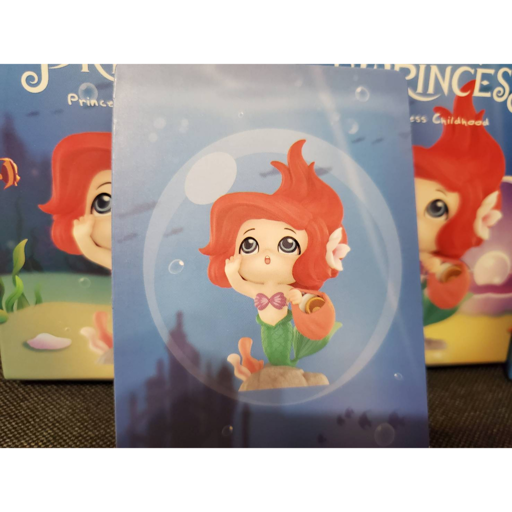 台灣現貨 迪士尼 公主 盲盒 泡泡瑪特 POPMART 迪士尼100週年 公主小時候  確認款 愛麗兒 小美人魚 美人魚