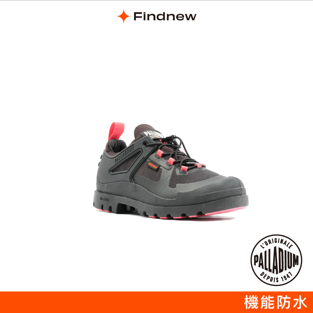 PALLADIUM PAMPA OX L+CAGE WP+快穿防水休閒鞋 黑色 女款98846-008【Findnew】