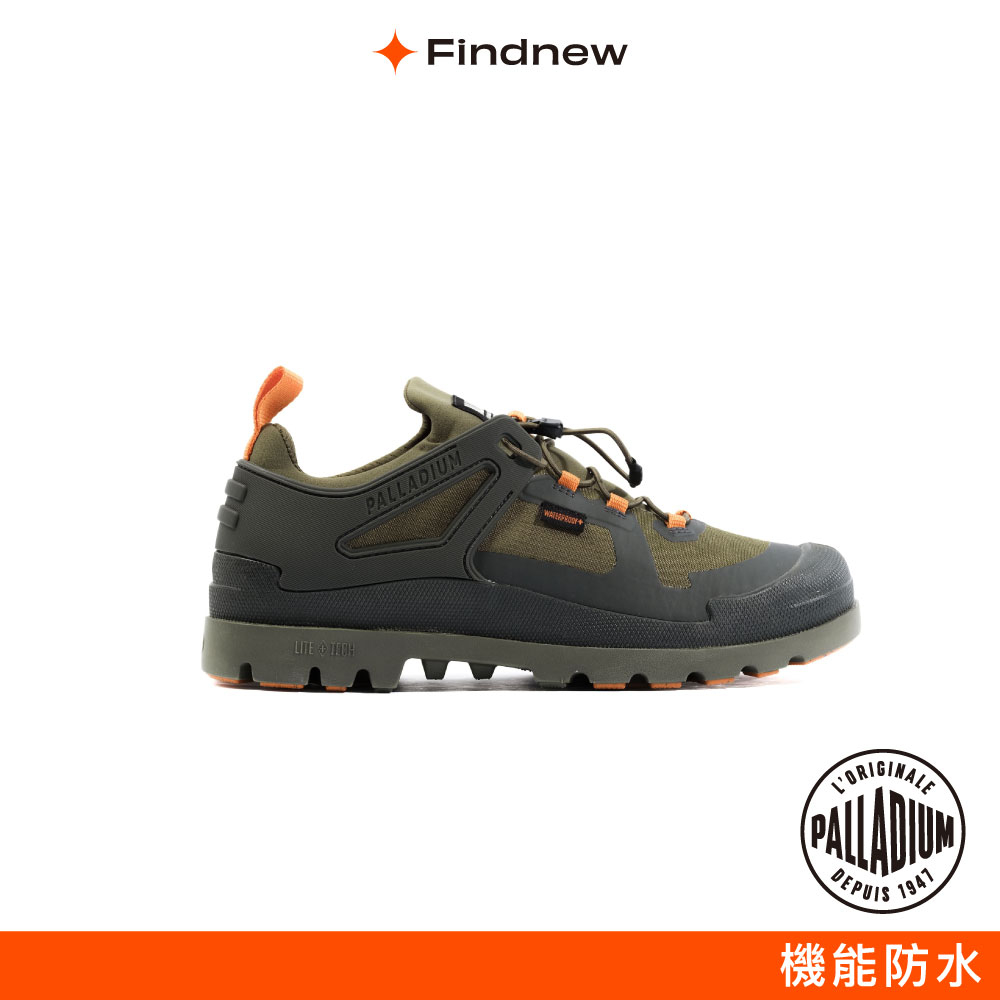 PALLADIUM PAMPA OX L+CAGE WP+快穿防水休閒鞋 墨綠 男款08846-325【Findnew】