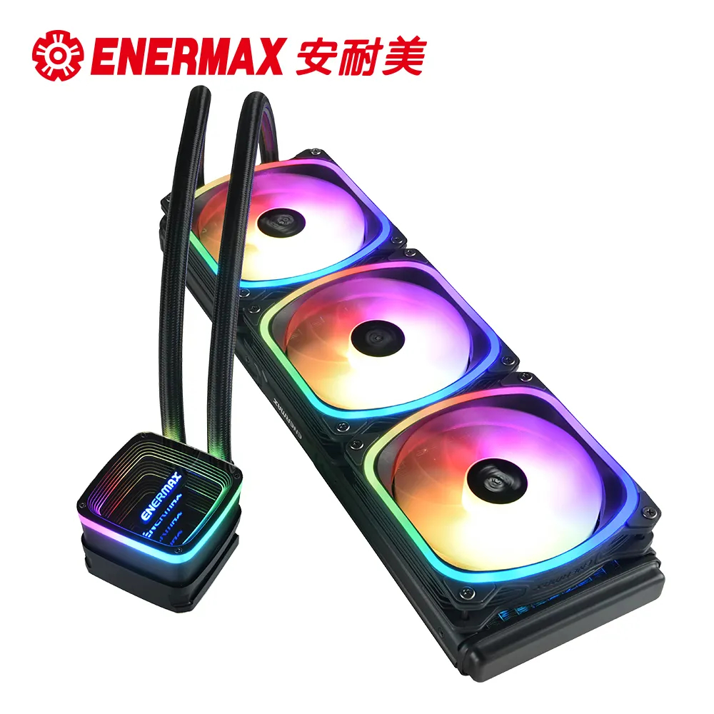 Enermax 安耐美 幻彩晶蝶 水冷 360 CPU散熱器 黑 ELC-AQFA360-SQA