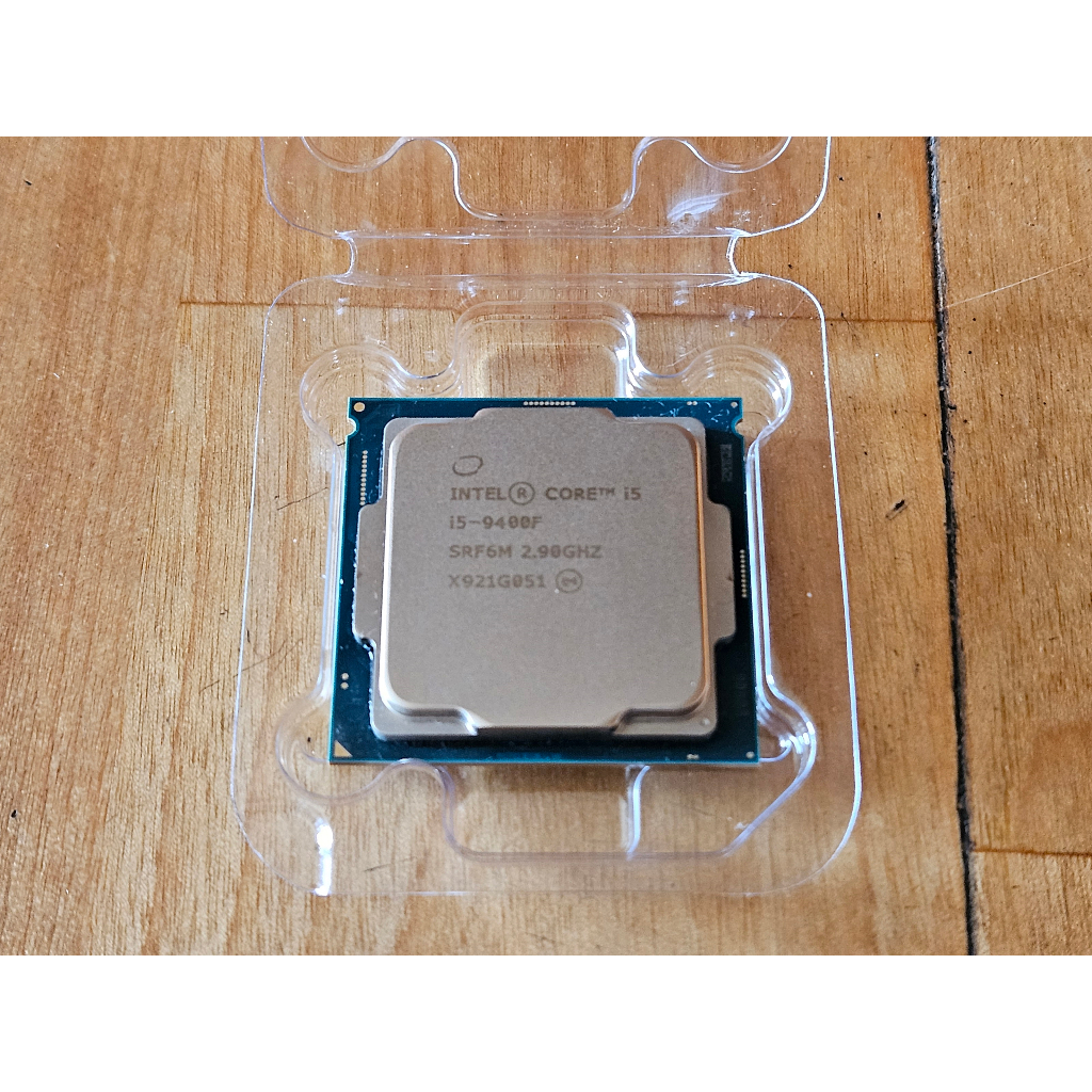 二手 Intel Core i5-9400F 第9代 六核 無內顯 CPU 正常使用換下 含原本盒裝貼紙風扇