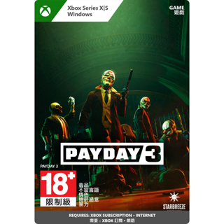 Xbox PAYDAY 3 《劫薪日 3》下載版 適用 Series X|S Windows